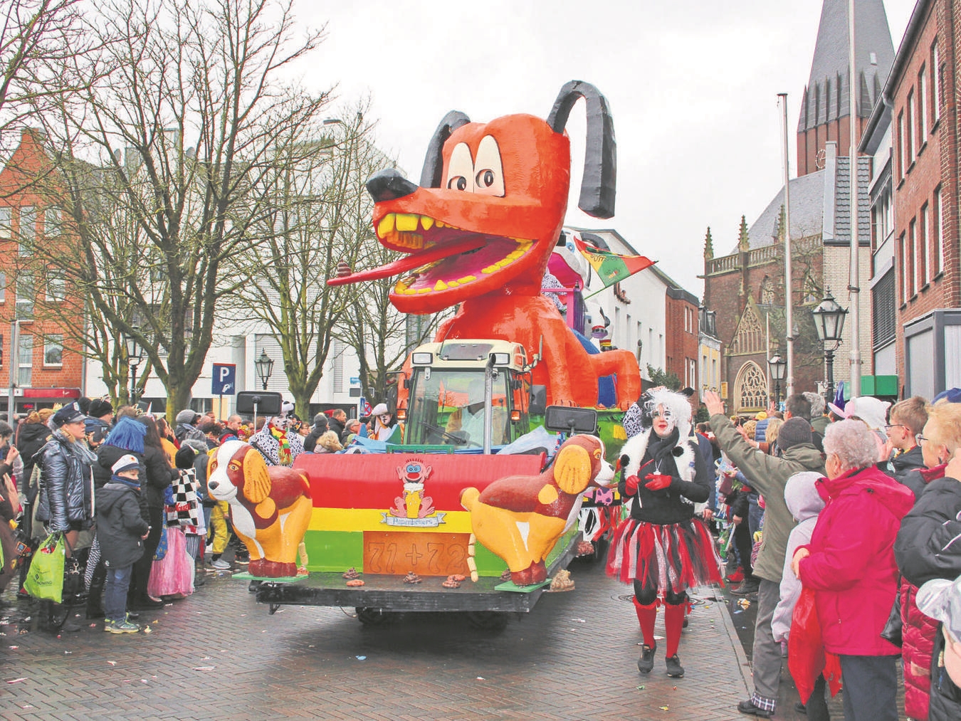 Planung für den Rosenmontagszug in Goch 