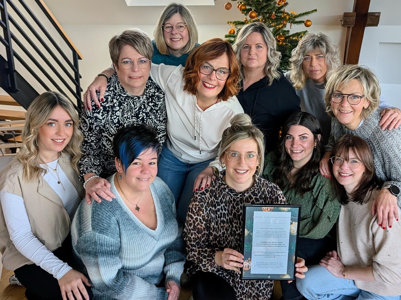 Wisseler Friseursalon „Zeit für Dich“ spendet an die Elterninitiative Kinderkrebsklinik in Düsseldorf 