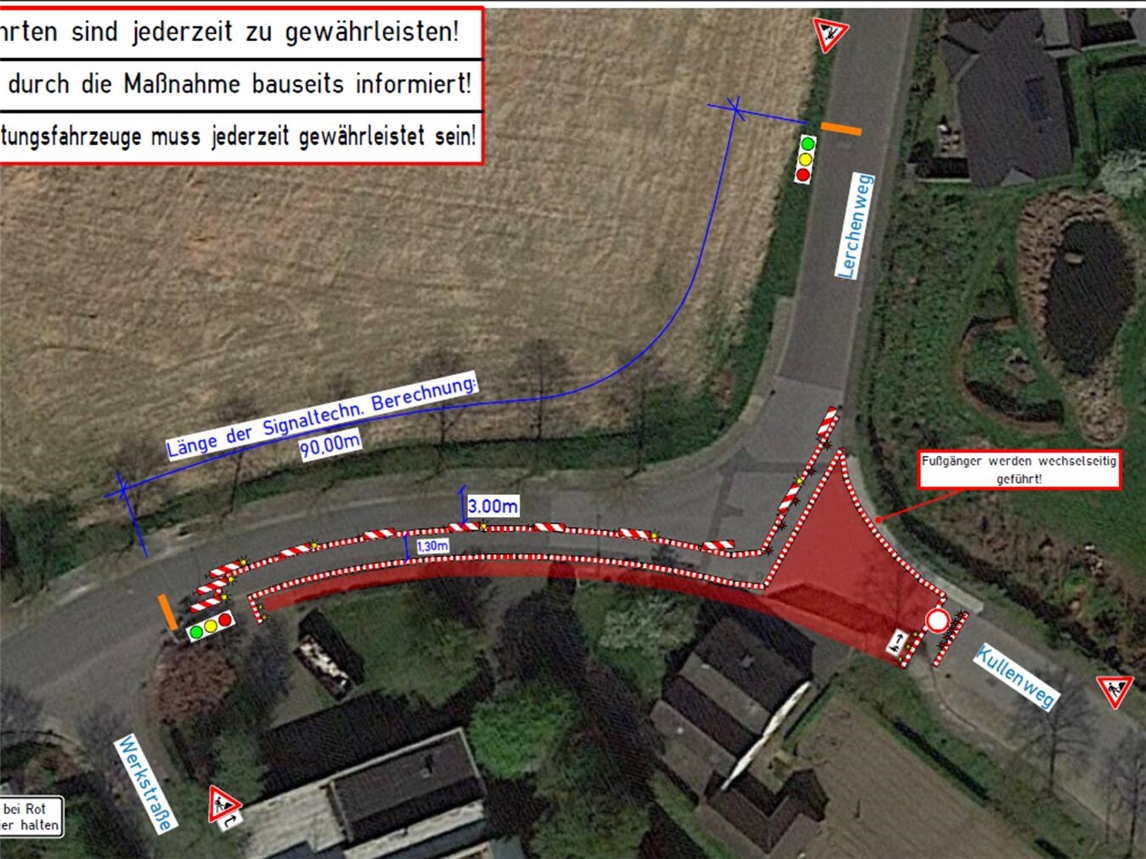 Sperrung des Kullenweges