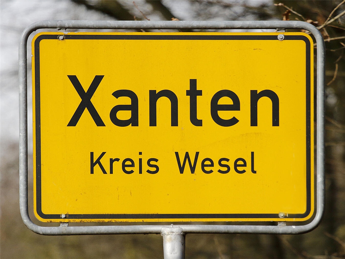 Baumaßnahme am Bahnhof Xanten