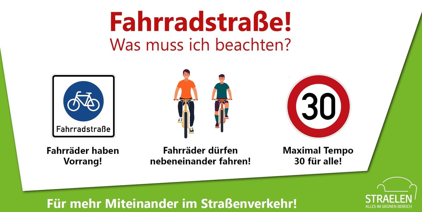 Straelen richtet erste Fahrradstraßen ein 