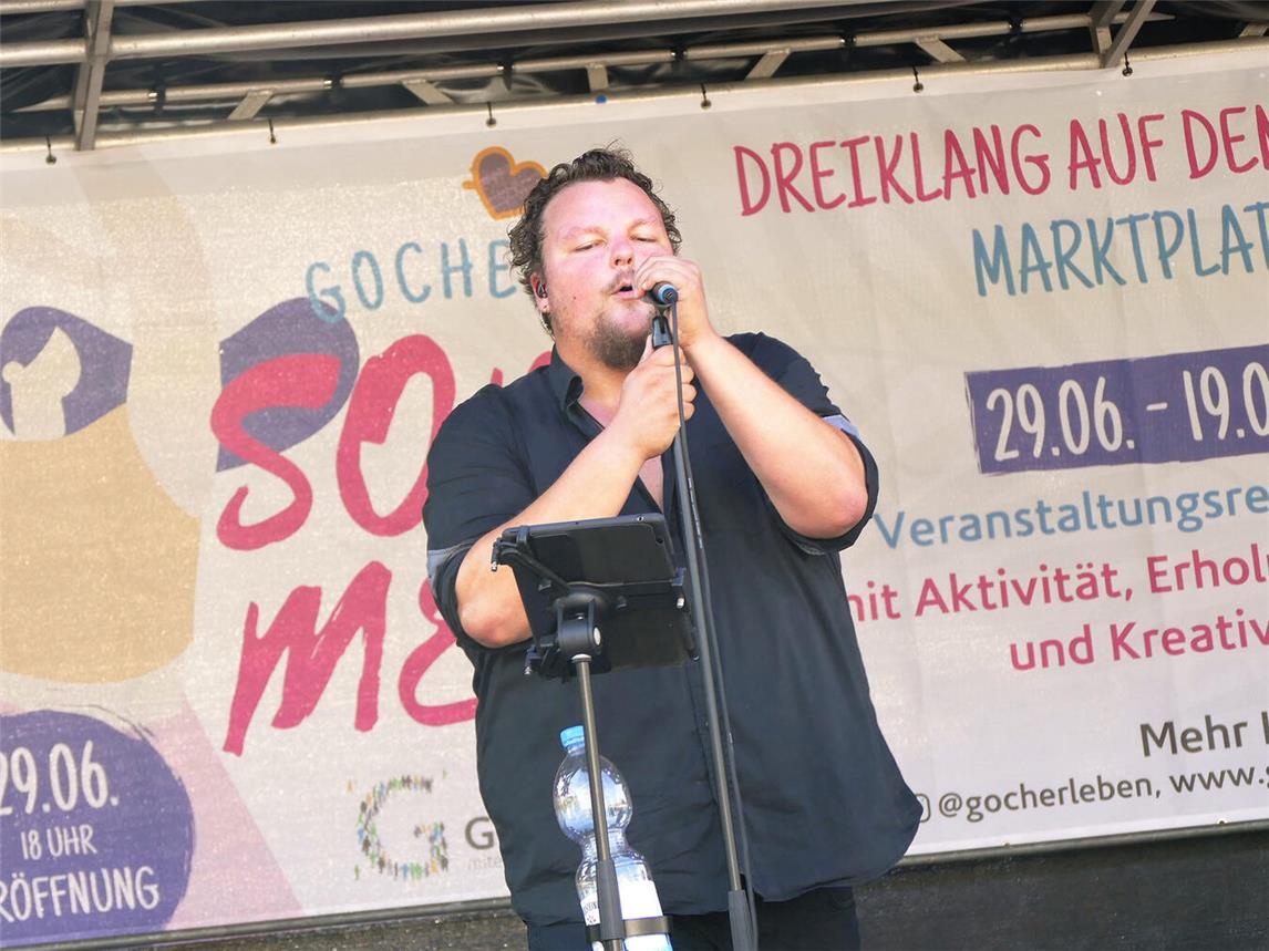 Gocher Sommer startet mit Feierabendmarkt