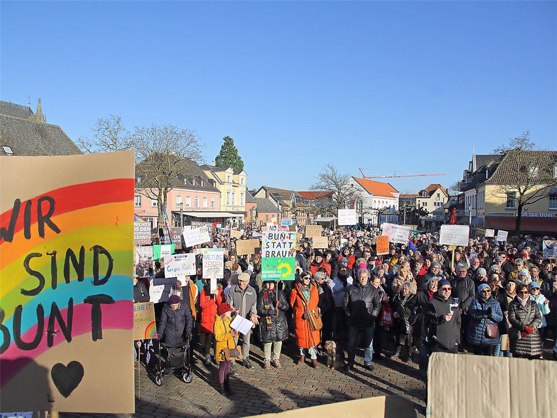 Demo gegen Rechts Xanten