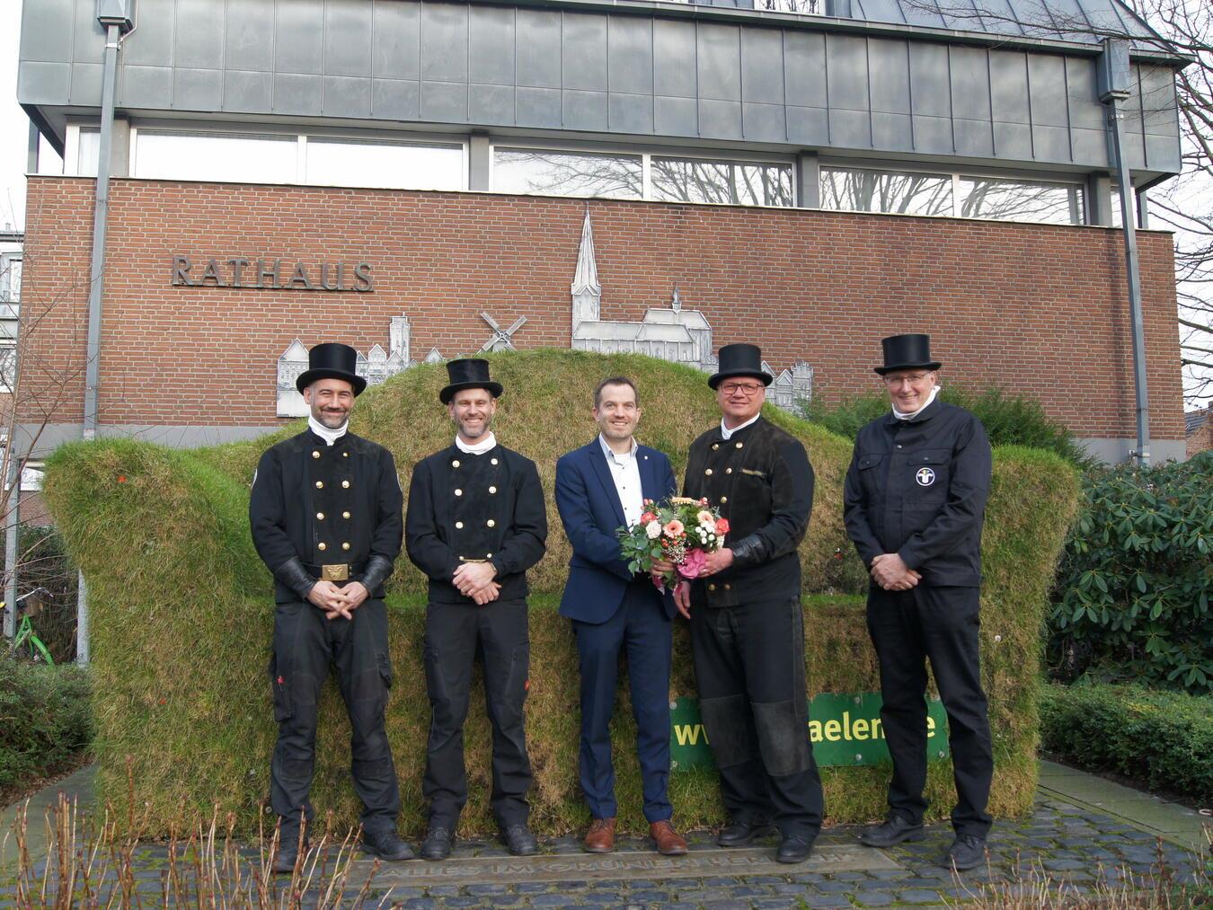 Neujahrsbesuch der Schornsteinfeger 