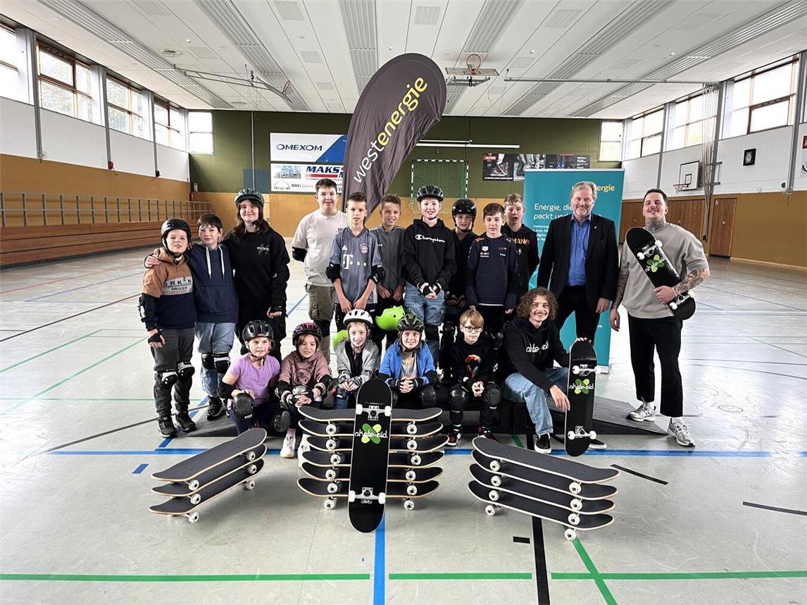 Skateboardworkshop für Uedemer Kids