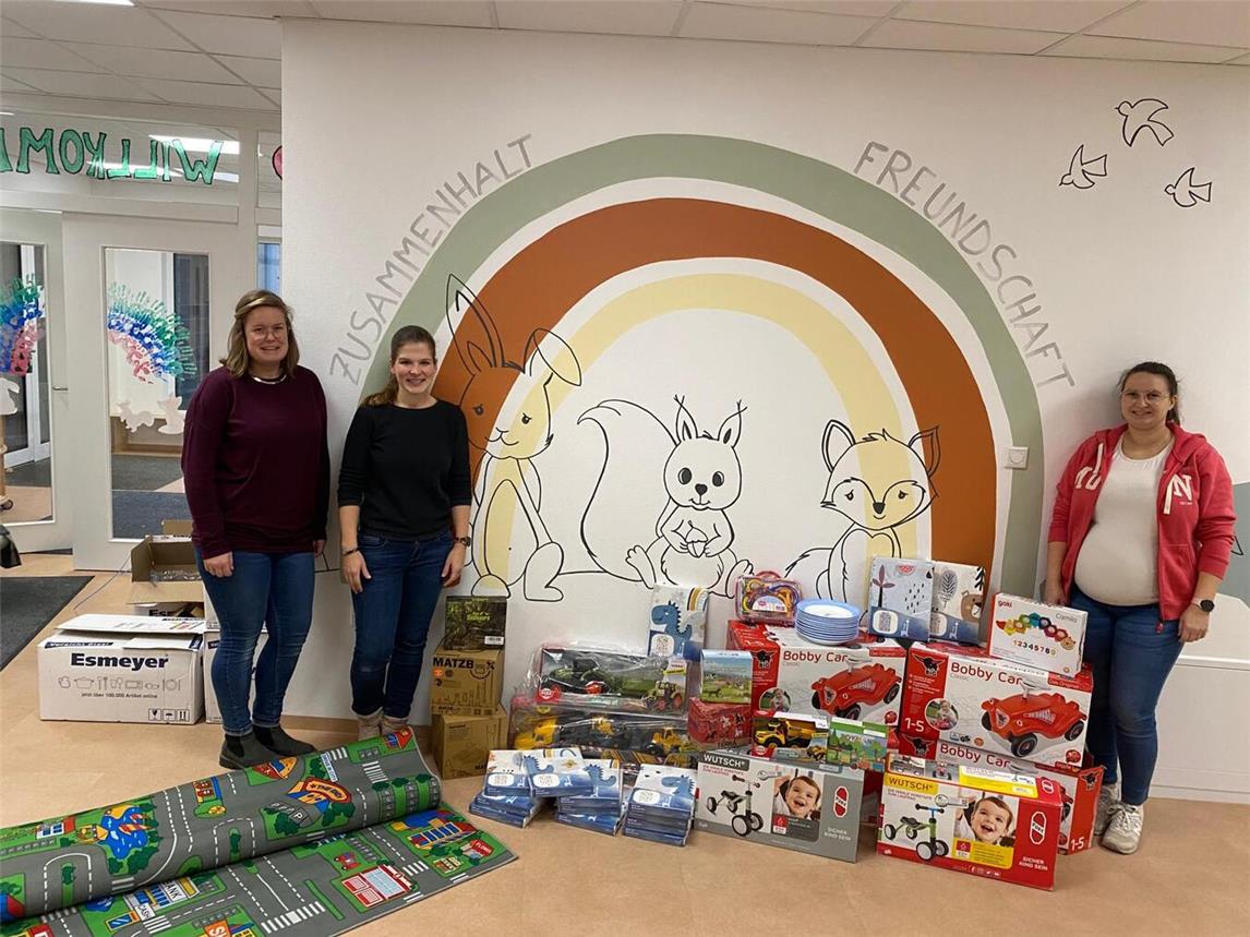 Neues Spielzeug für den Kindergarten St. Michael