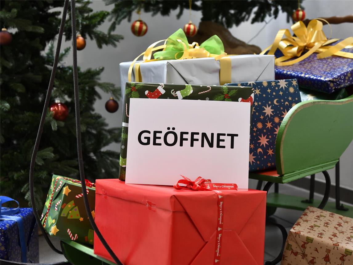 Öffnungszeiten an den Feiertagen