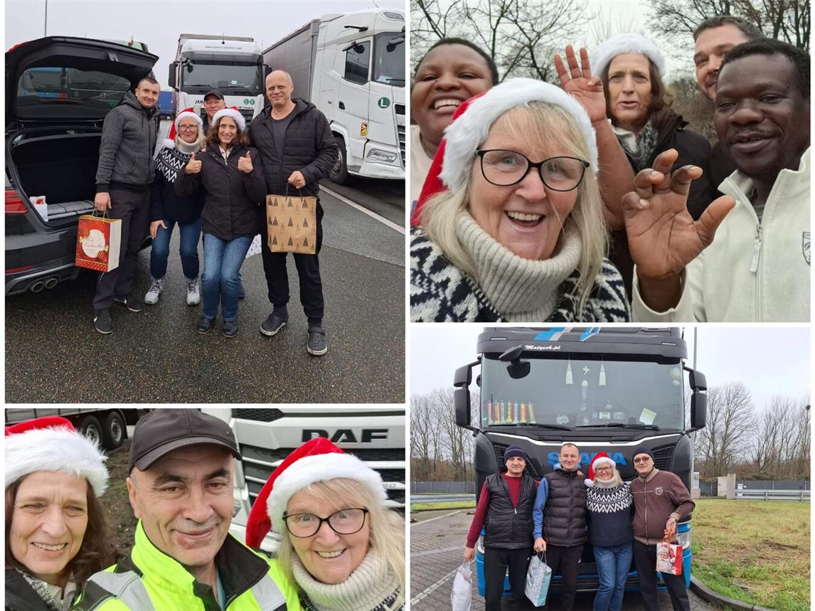 54 Weihnachtstüten für Fernkraftfahrer