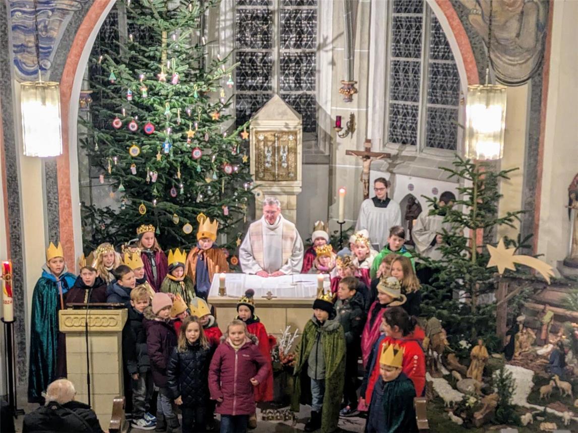Sternsinger sammeln in Lüttingen