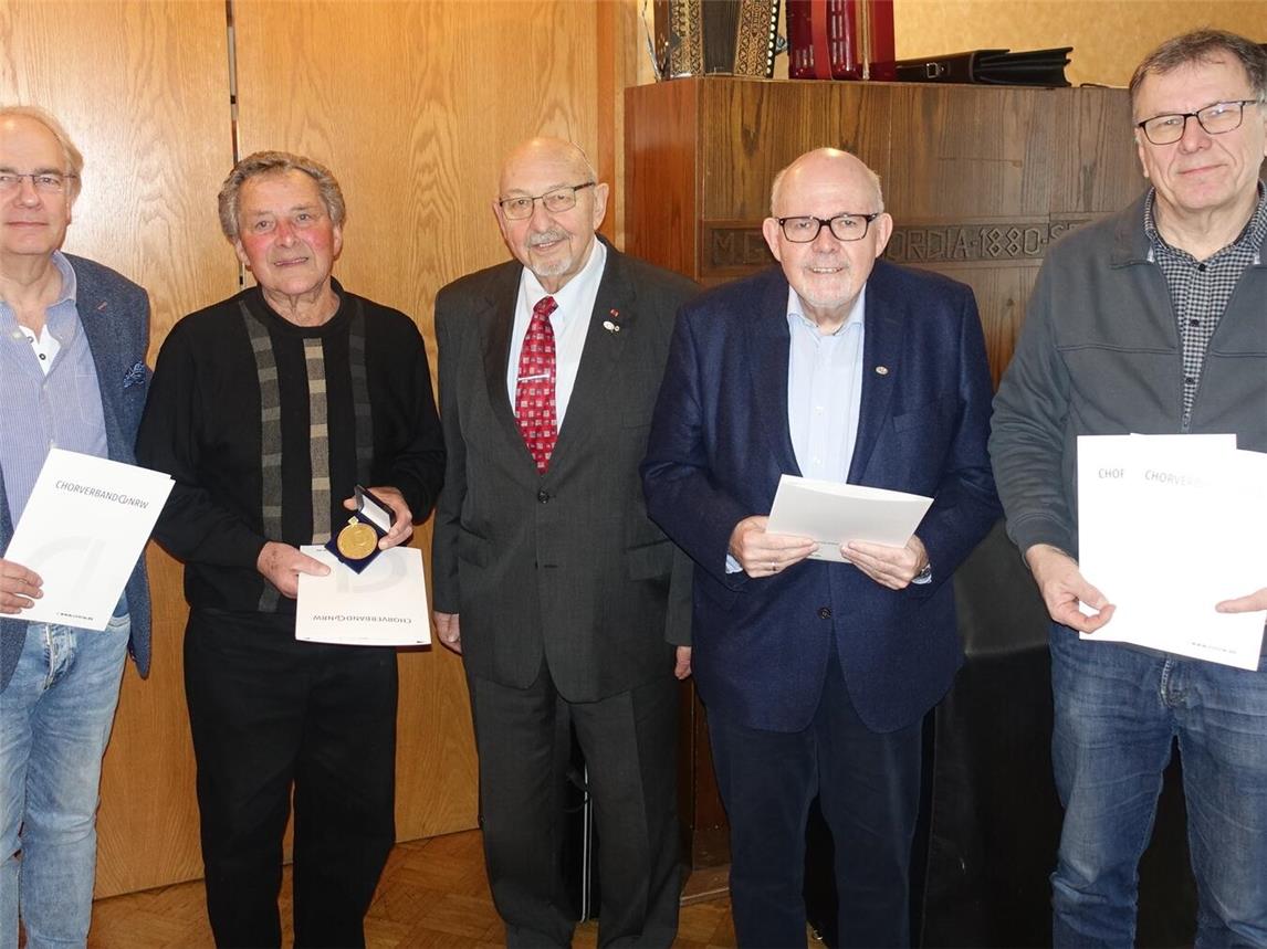 Ehrungen beim MGV Concordia Straelen