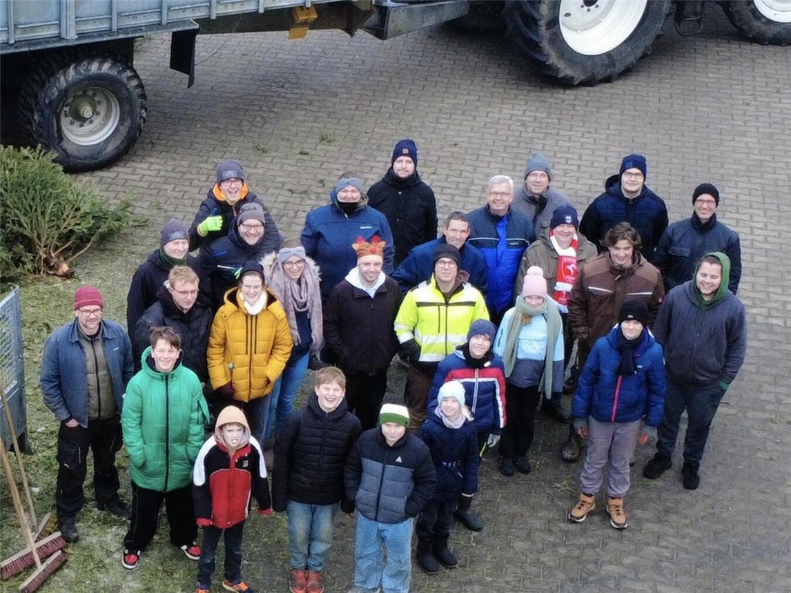 Tannenbaumsammlung der St. Katharina Bruderschaft Issum