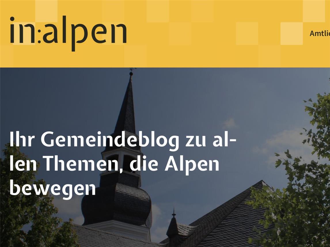 Neuer Blog der Gemeinde Alpen