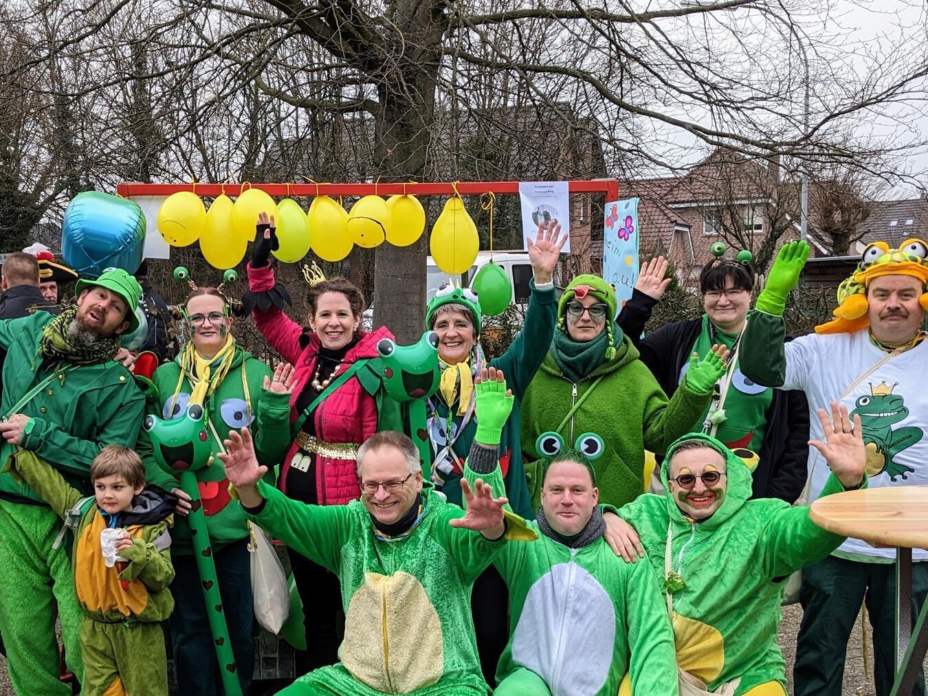 In Kervenheim zieht der Karnevalszug 