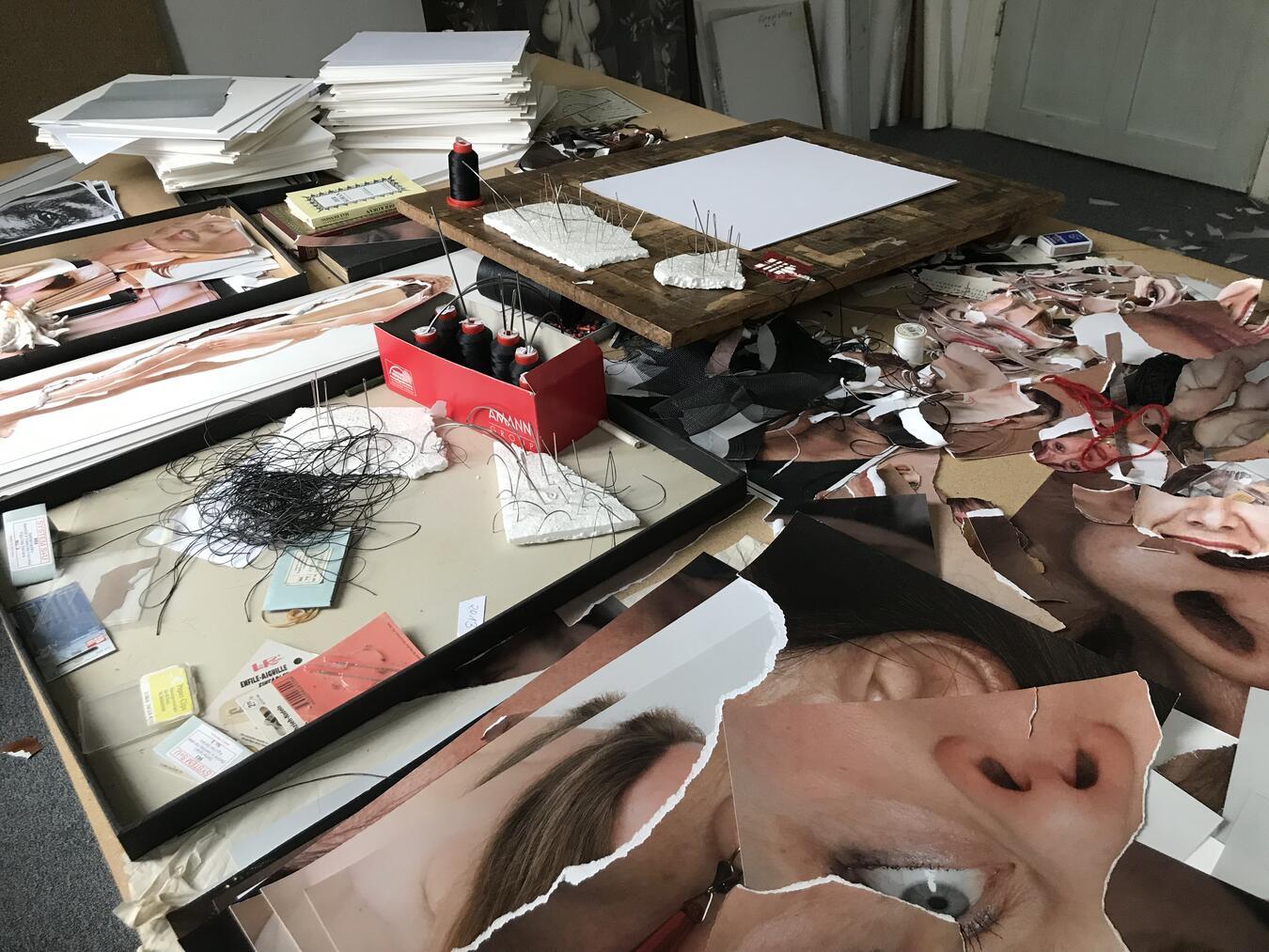 Collagen-Workshop im Museum Goch: „Das bin ich“ 