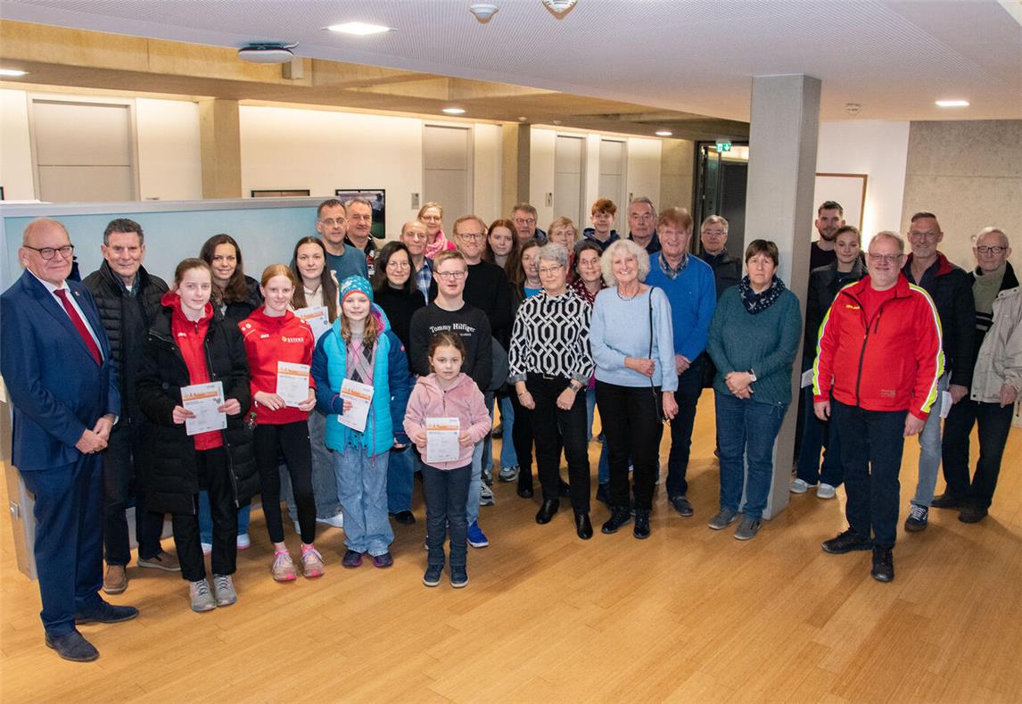Sportabzeichen-Verleihung im Gocher Rathaus
