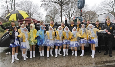 Rosenmontagszug in Veen 2026