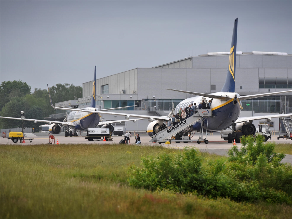 Bis Ende März 2026 werden über 4.300 Flüge in Weeze erwartet.Foto: Markus van Offern/Airport Weeze