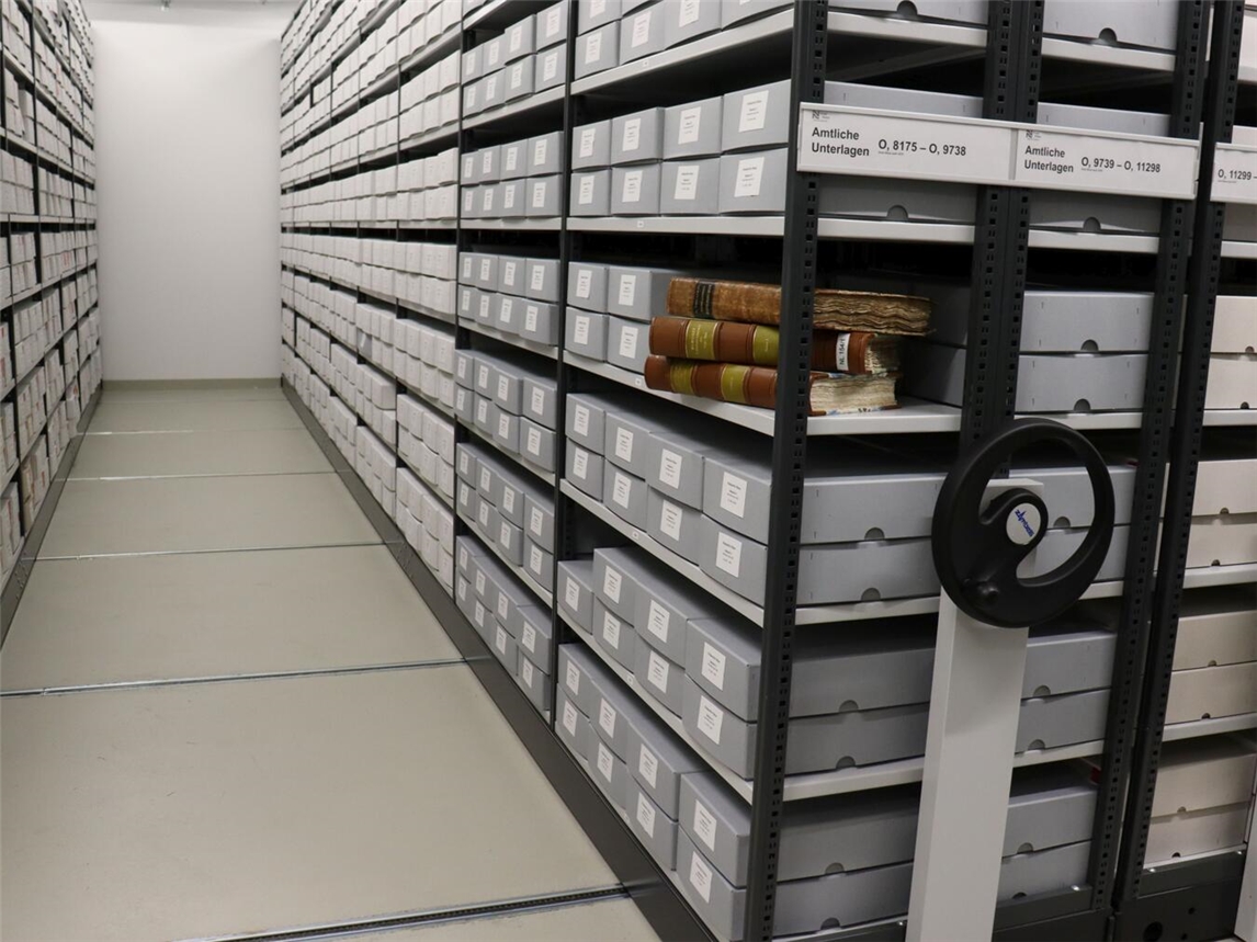 Blick „hinter die Kulissen“ des Kreisarchivs Kleve. Foto: Kreis Kleve