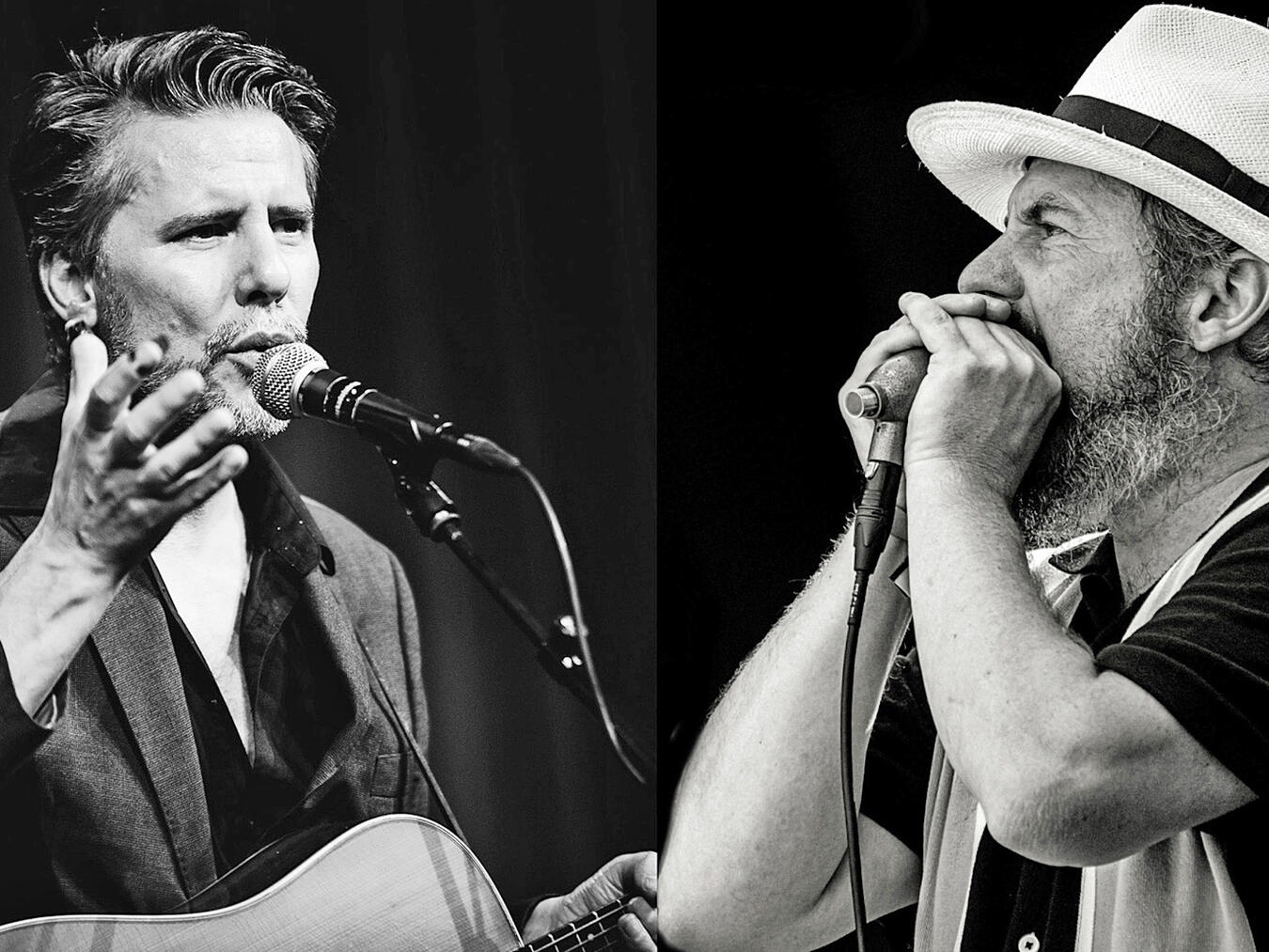 Blues-Größen an Mundharmonika und Gitarre treten am Samstag, 14. März, gemeinsam in Bredevoort auf. Foto: privat