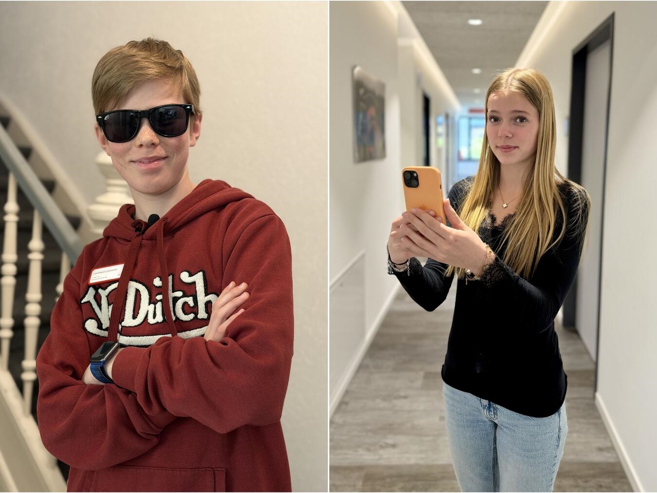 "Leonhard bei Caritas Schuldnerberatung, Lene dreht Videos für Kommunikation & Medien, Boys' und Girls' Day"