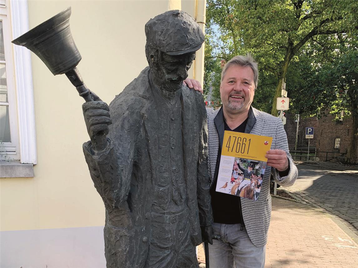 Bürgermeister Clemens Brüx lädt zur Mitgestaltung ein. Foto: Gemeinde Issum
