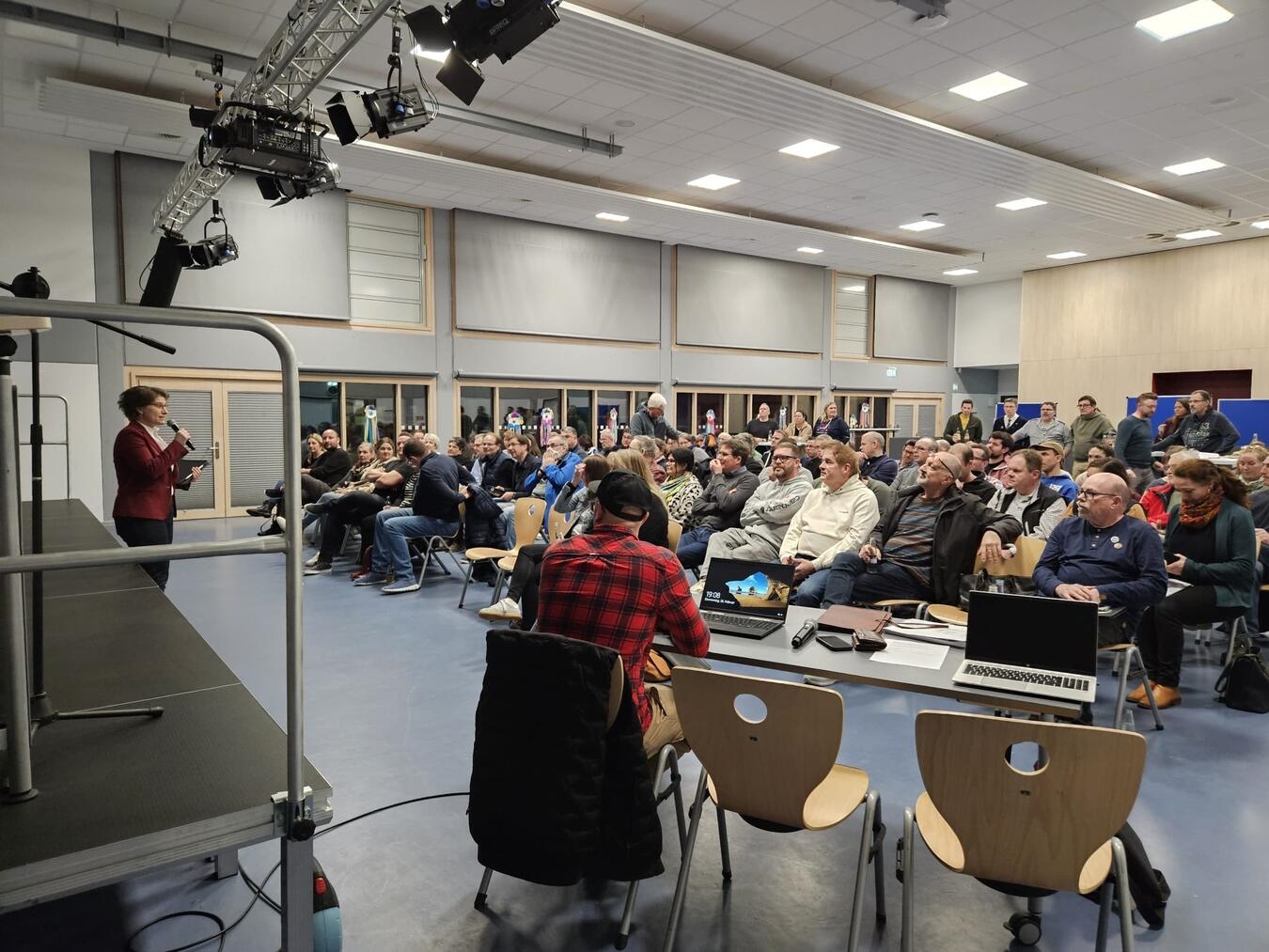 Bürgermeisterin Iris Itgenshorst begrüßte die Anwesenden zum ersten Treffen der Vereine.Foto: Gemeinde Kerken