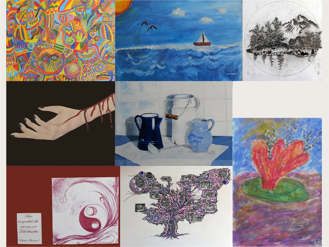 „Bunte Vielfalt“ ist der Titel der Ausstellung. Foto: Papillon e.V.