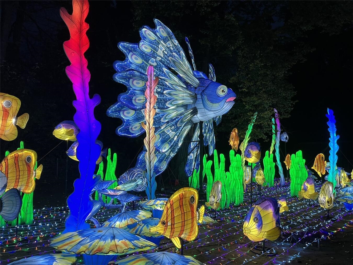 China Lights im Tiergarten Kleve. Foto: WTM