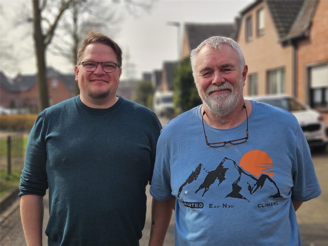 Christof Sieben (l.) und Siegfried Kuipers. NN-Foto: vs