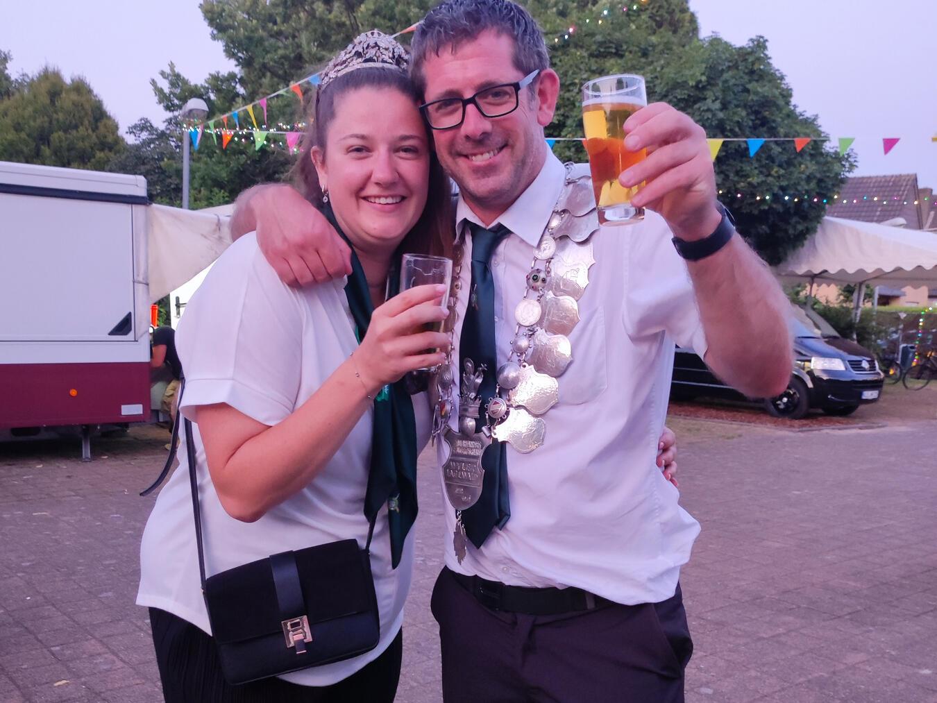 Christoph Janssen und Elena Kropmann regieren jetzt in Wyler. Foto: St. Johannes Schützen