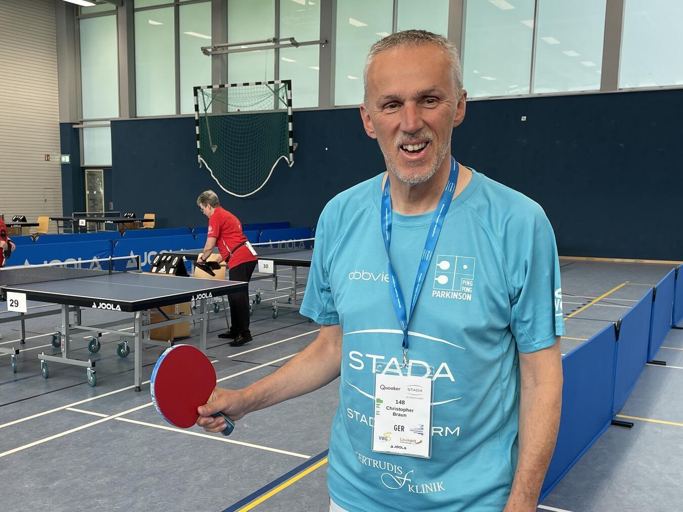 Christopher Braun aus Elten war für das Herren Einzel und Herren Doppel und Mixed platziert. Foto: privat