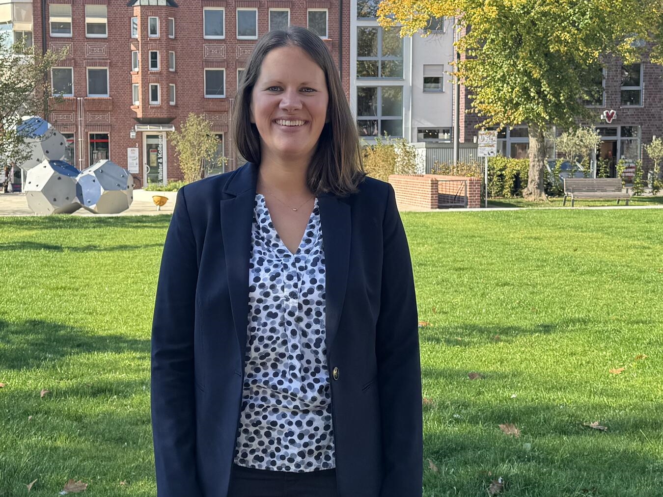 Ein Start mit Symbolkraft Daniela Cox. Foto: Stadt Kevelaer