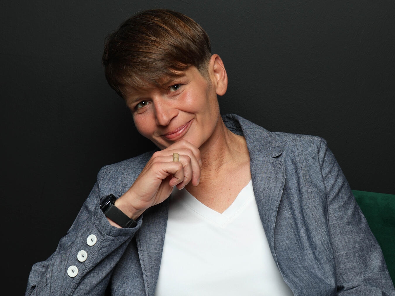 Daniela Henfling am 15. November in Haldern, Porträtaufnahme.