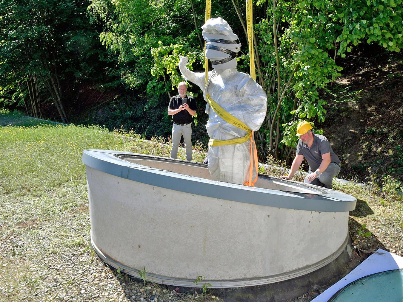 ...dann geht es durch die Dachluke nach draußen. NN-Foto: Rüdiger Dehnen