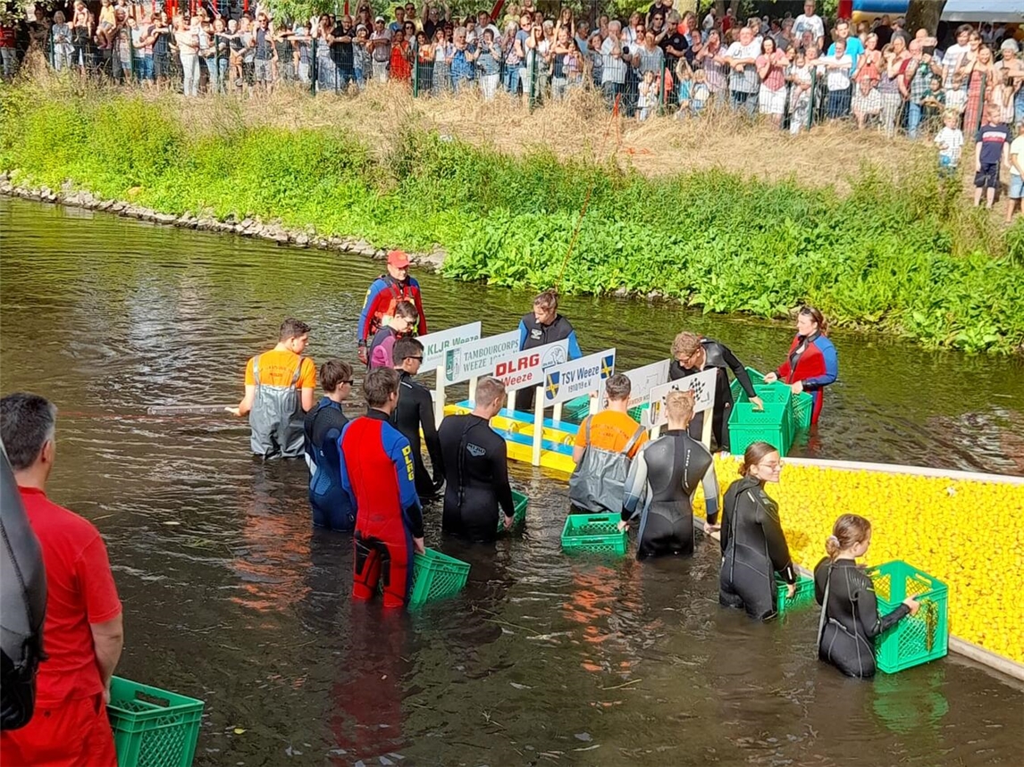 Das 25. Entenrennen rückt näher. Der Losverkauf hat begonnen. Foto: Ententeam Weeze 