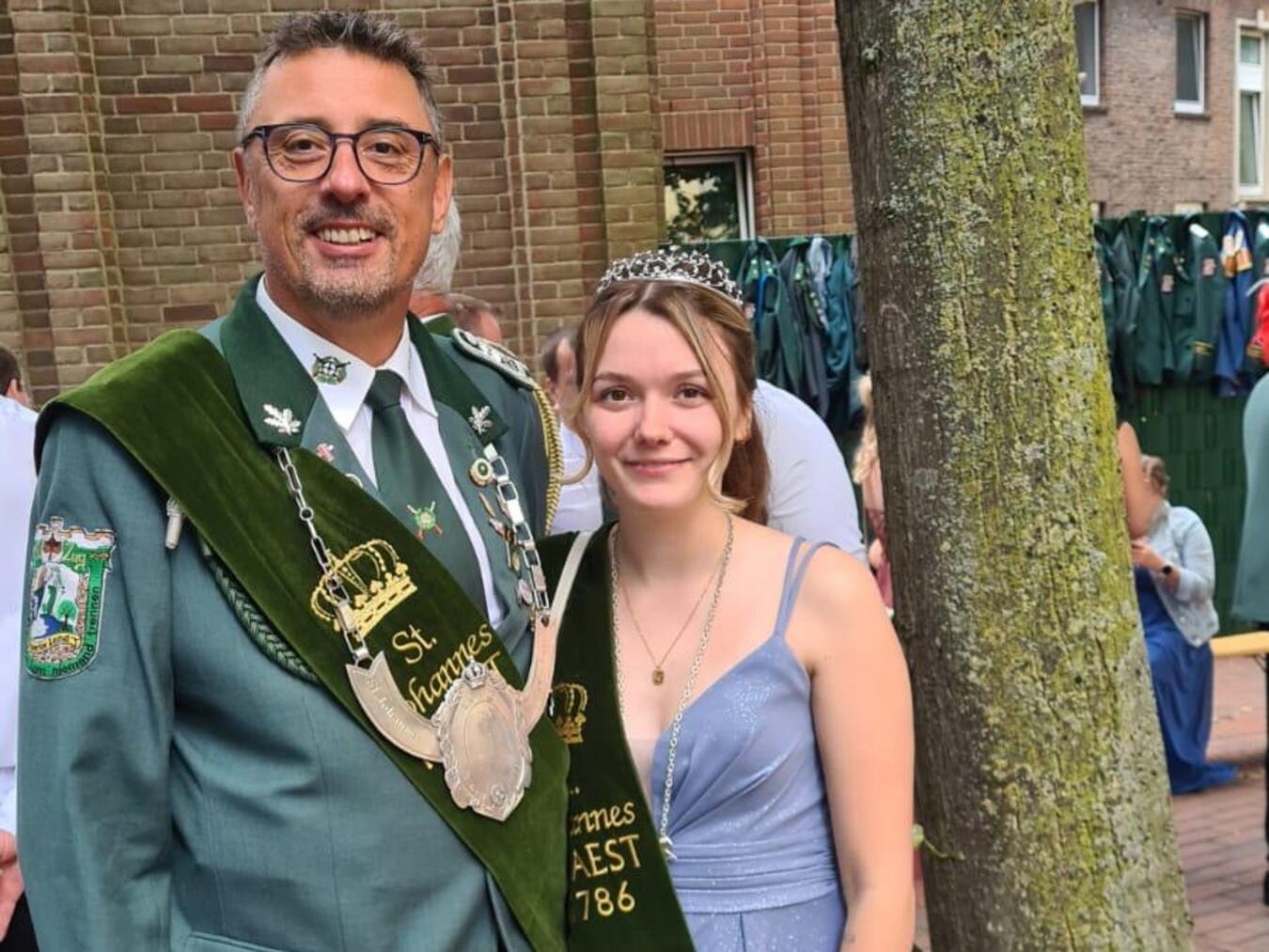 "Königspaar Martin und Jenny van der Giet gespannt auf Schützenfest in Praest"