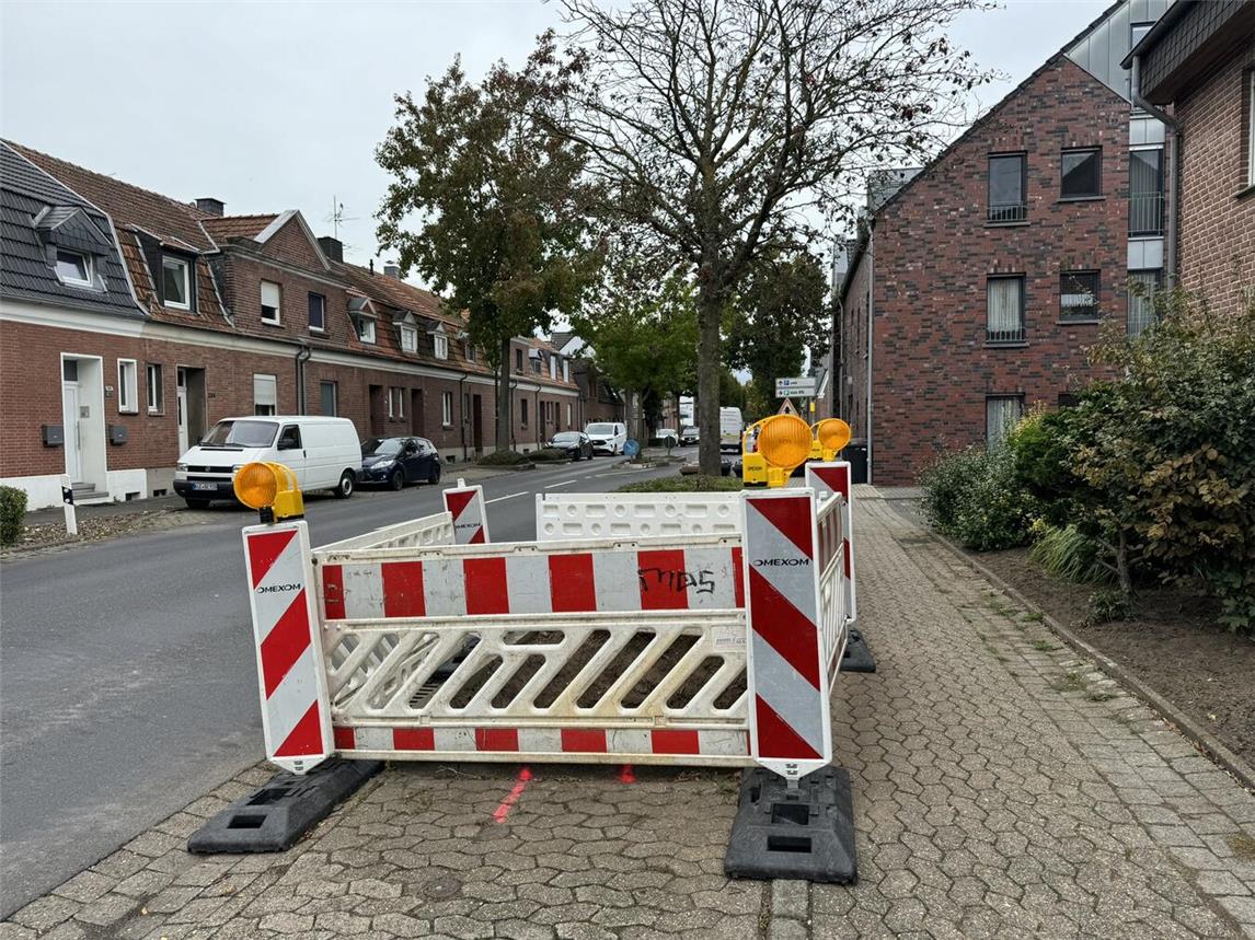 Das Bild zeigt den Aufbau an der Gelderner Straße. Foto: © Wallfahrtsstadt Kevelaer