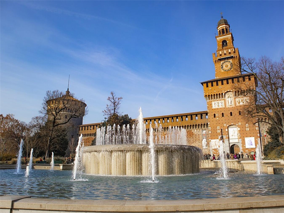 Das Castello Sforzesco. Foto: Comitato Dante