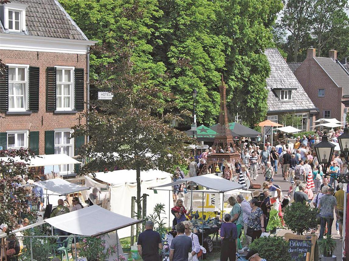 Das Dorf Hummelo verwandelt sich am Wochenende 13. und 14. Juli für kurze Zeit in ein stimmungsvolles Stück Frankreich.Foto: Foundation Vive la France