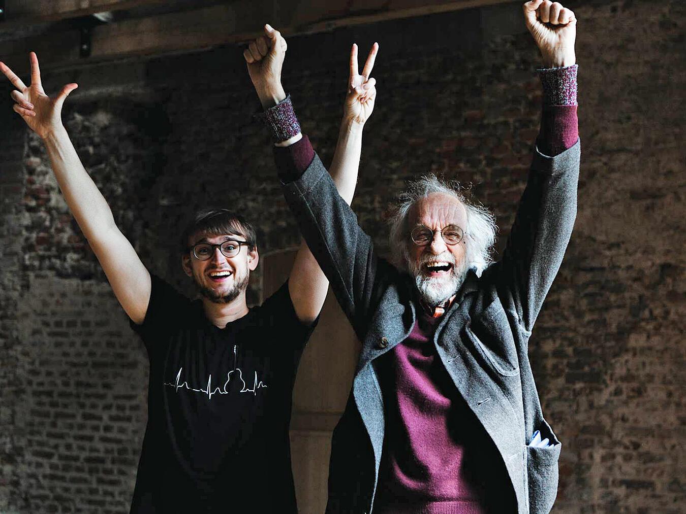 Das Duo Klaus der Geiger und Marius Peters sind am 22. Mai zu Gast in Geldern. Foto: Sophia Hegewald