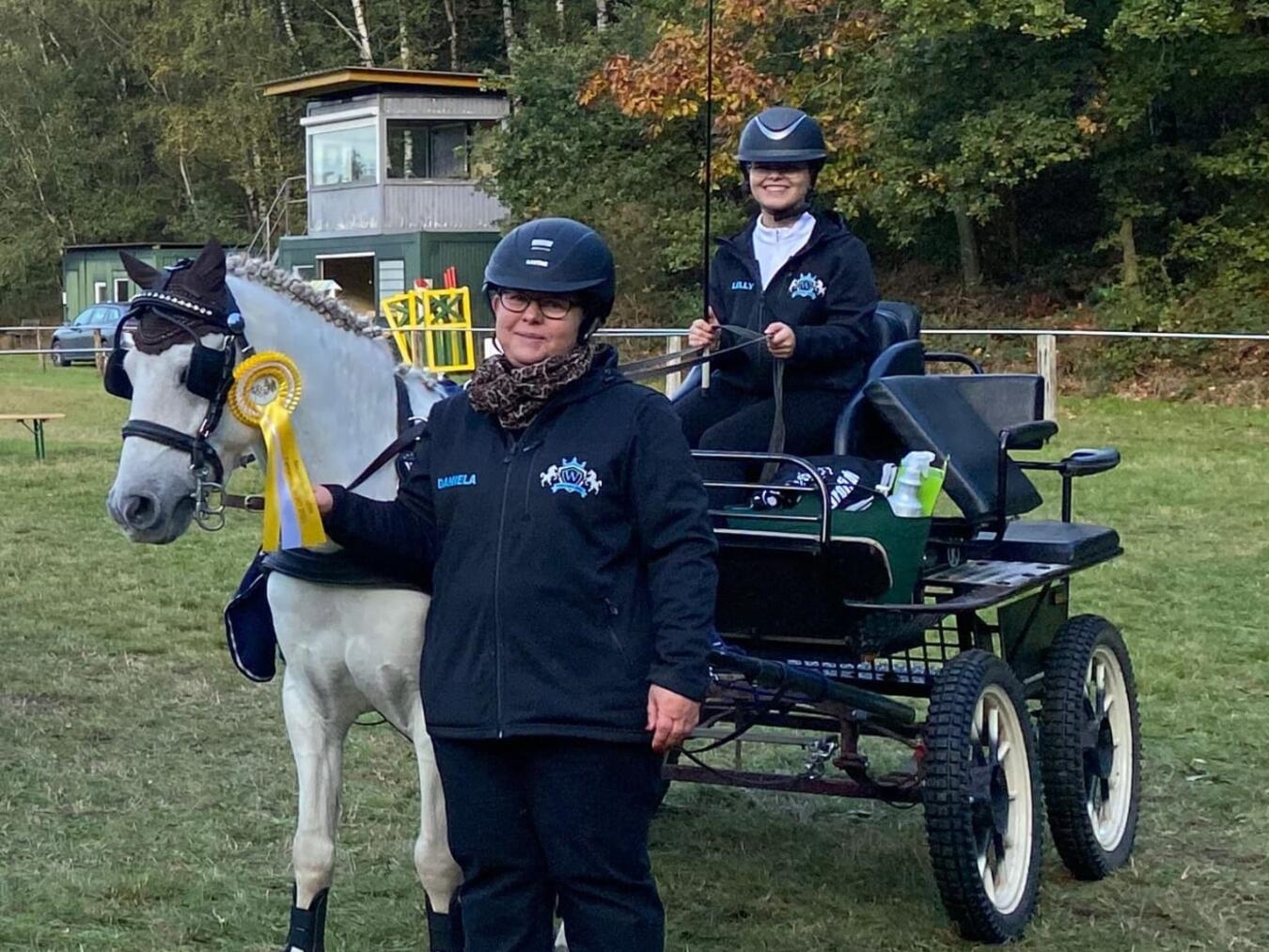 Lilly Witt und Flocke sicherten sich den Sieg Das erfolgreiche Fahrteam Witt.Foto: privat