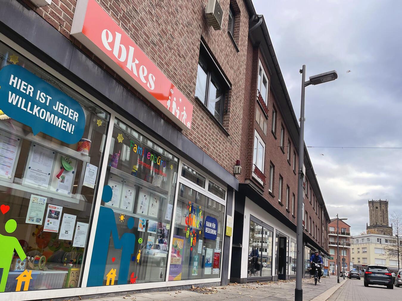 Das Familienbüro im „Ebkes“ in der Steinstraße 10 ist eine beliebte Begegnungsstätte in Emmerich. Foto: Stadt Emmerich