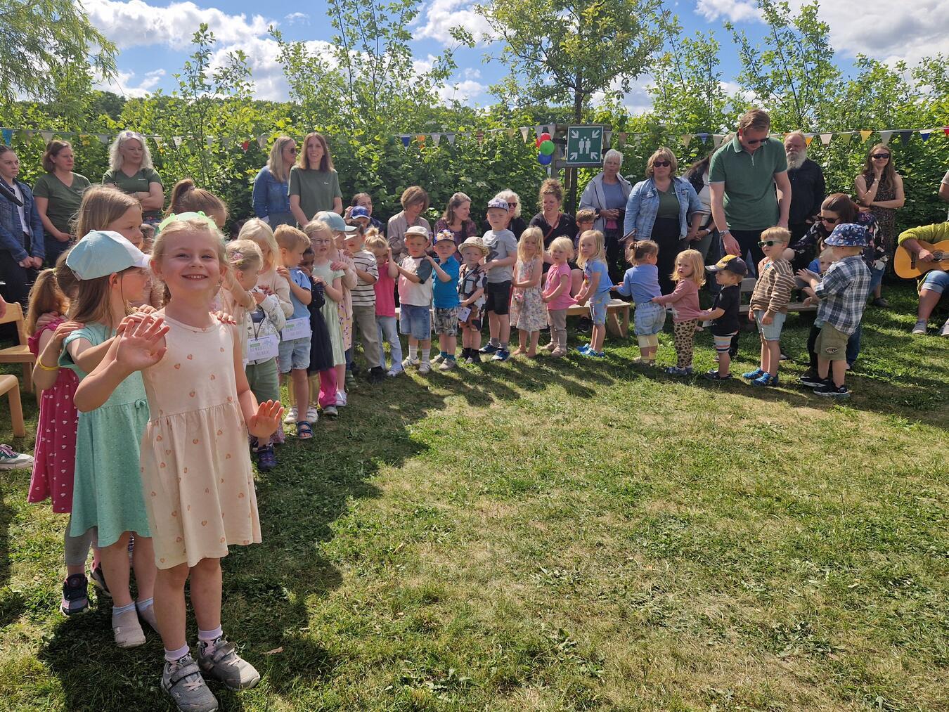 Das Fest war rundum gelungen. Foto: Die Waldfrösche
