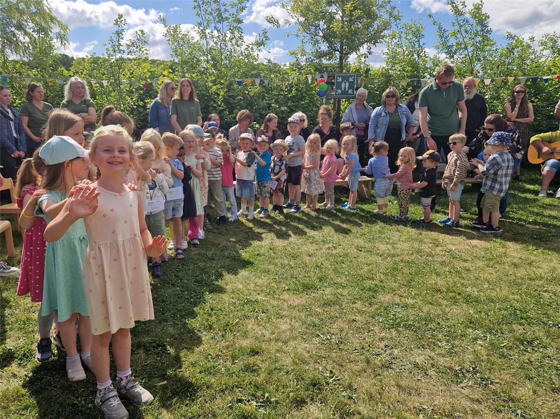Das Fest war rundum gelungen. Foto: Die Waldfrösche