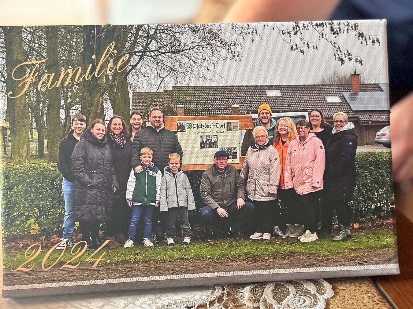 Ein Leben für das Leben Das Foto hält den bedeutsamen Augenblick fest.