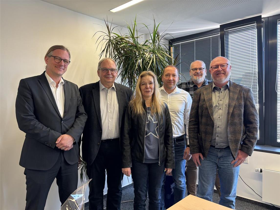 Das Foto zeigt (v.l.) Dr. Dominik Pichler, Georg Metzelaers, Bettina Hentze, Werner Barz, Stefan Reudenbach und Patrick Simon.Foto: Wallfahrtsstadt Kevelaer