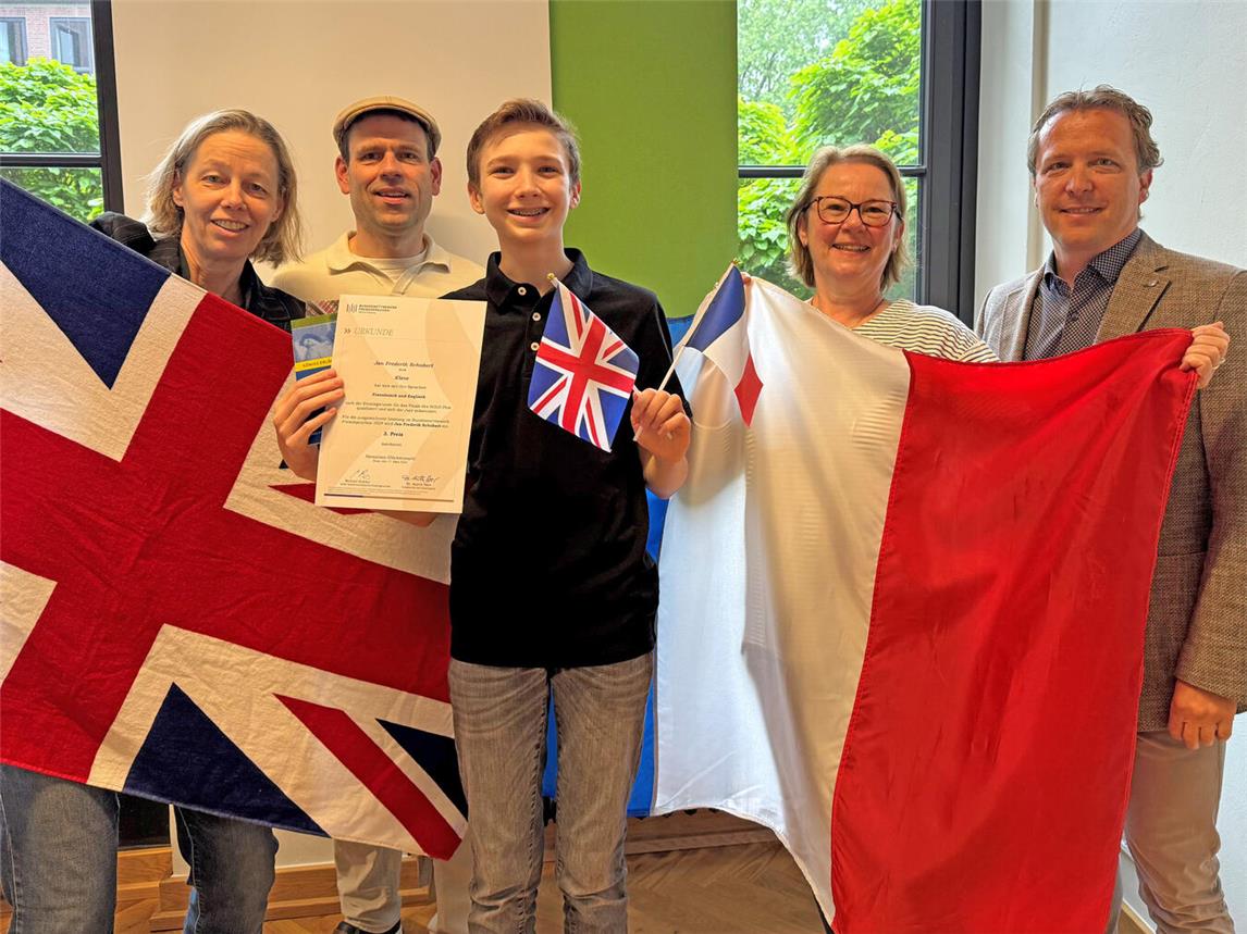 Das Freiherr-vom-Stein-Gymnasium ist stolz auf seinen Schüler Jan Schubert. Foto: FvS