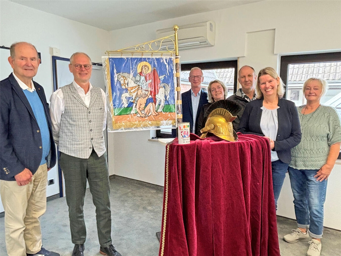 Das Gocher St. Martin Komitee freut sich auf den 11. November (v.l.): Adolf Schreiber, Jörg Wagner, Georg Brenker, Dagmar Venmanns, Georg Meier, Rita Thielen und Simone Stayen-Schöndeling. NN-Foto: CDS