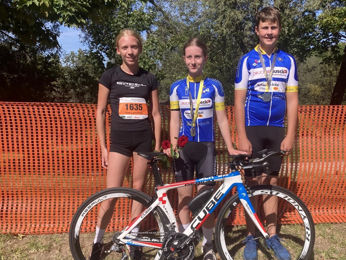 Das Haldern-Bocholter Trio in Xanten. Foto: privat