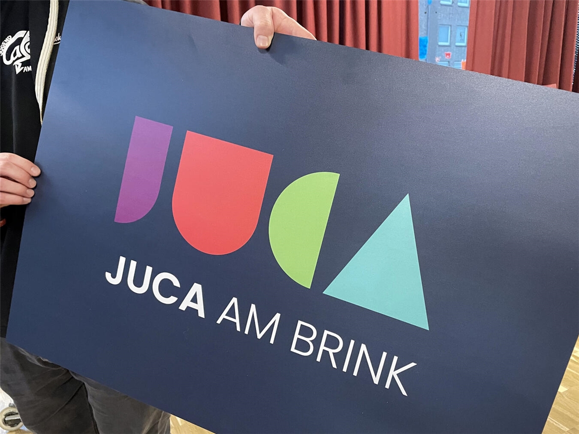 Das neue Logo des Emmericher Jugendcafés.